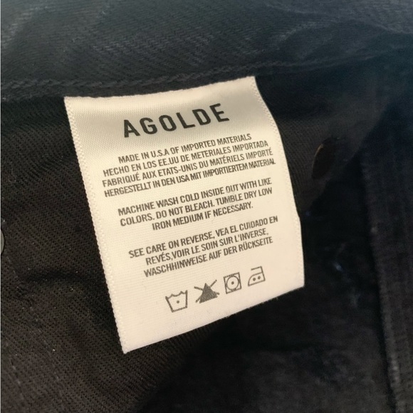 Agolde Criss Cross Straight Jeans Feverish - Picture 10 of 12